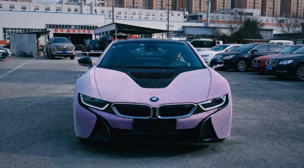 What Is a Glitter Car Wrap Reflective Vinyl That Sparkles in Sunlight
