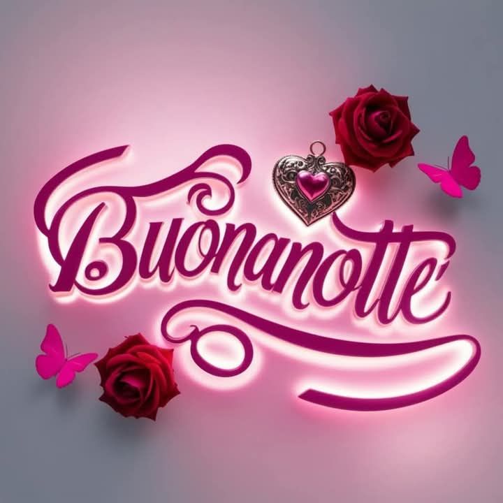 immagini buonanotte fiori rosa